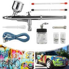 Airbrush Sprühpistole 0.2,0.3,0.5mm Airbrush Set Airbrushpistole für Körperfarbe