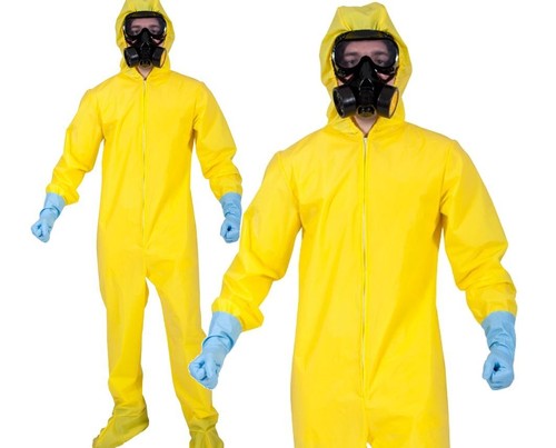 Herren hazmat anzug halloween - hazmat,