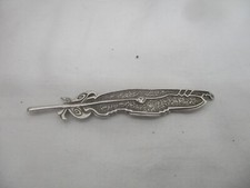 SI Sterling 925 Silber - Designer Anhänger „Vogel Feder“ (K6)