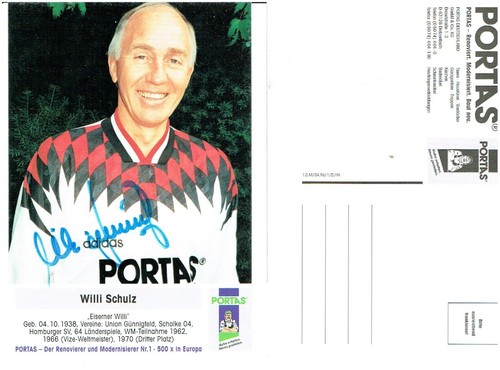 Willi schulz werbe portas - ak,