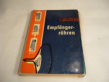 DDR  VEB  RÖHRENRADIO   RUNDFUNK   RFT  " EMPFÄNGERRÖHREN 1964 "  TOP RARITÄT 