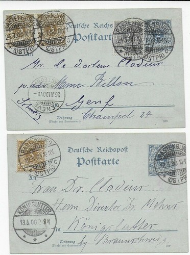 Postkeraten rastenburg nach - 2x,