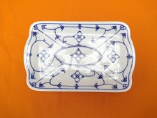 Winterling Indisch blau . 1 Butter / Servierplatte 20 x 12 cm .