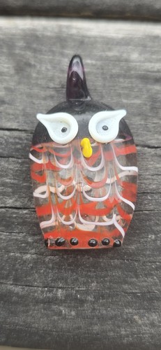 Murano glas anhänger eule - murano,