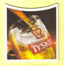 Bierdeckel - Coaster , Brauerei TYSKIE , Tychy / Oberschlesien / Polen #186#