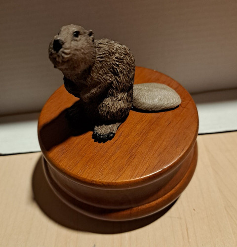Spieluhr schöne biberfigur - spieluhr,