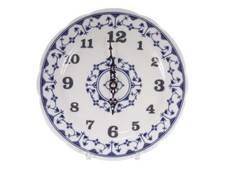 Wanduhr Winterling indischblau