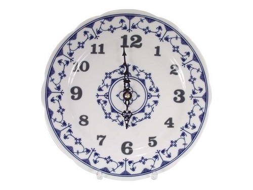 Wanduhr winterling indischblau - wanduhr,