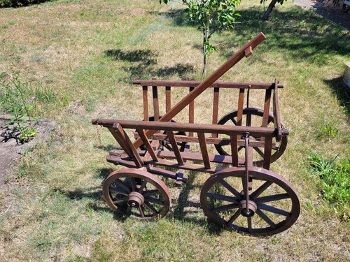 Alter antiker leiterwagen - antiker,