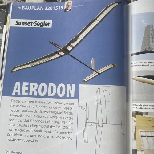 Bauplan für segelflugzeug - bauplan,