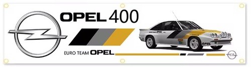 Opel manta 400 banner flagge - manta, i