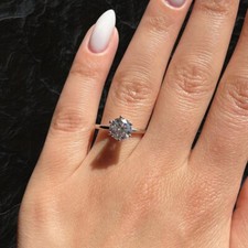 Verlobungsring Diamant 18K