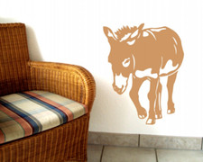 Samunshi Wandsticker Esel
