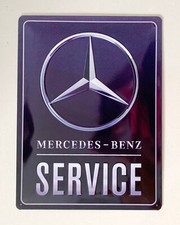Mercedes Benz - hochwertig geprägtes Hänge Blechschild 40 x 30 cm - NEU