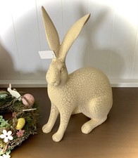 Hase Gelb Gold  Oster Deko