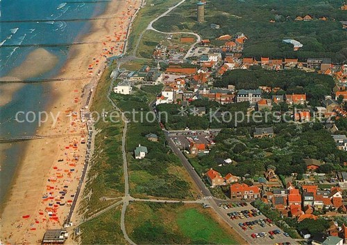 Domburg fliegeraufnahme dorp - domburg,
