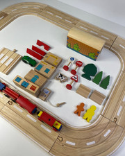 Holz Eisenbahn Fahrbahn