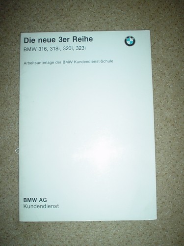 Orig bmw e30 kundendienst - orig.,