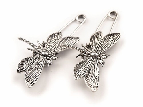 Anstecknadel libelle messing - libelle,