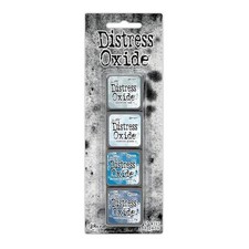 Tim Holtz Distress Mini Oxide Stempelkissen 4 Stück - Set #10