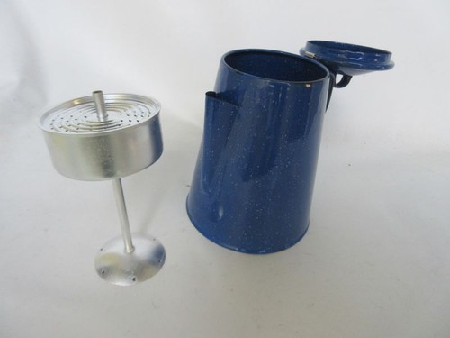 Outdoor emaille kaffeekocher - outdoor,