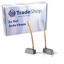 2x Kohlebürsten Motorkohlen 4x4x10mm 12-24V für Garagentor Rolltor Antriebe