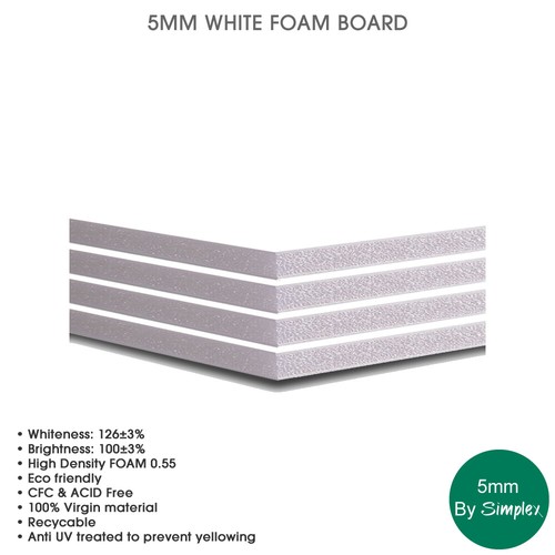 Weiße schaumstoffplatten - mm,