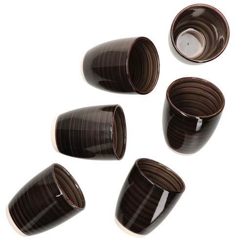 6er set coffeeblack - 6er,