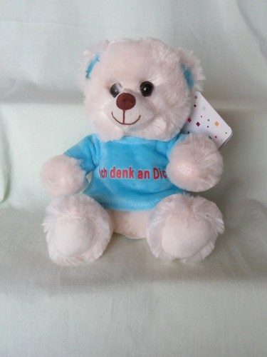 Plüschbär teddy mit blauem - teddy,