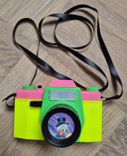 Plastiskop Gucki Vintage Klick Fotoapparat Disney's DUCK TALES neongelb Dagobert