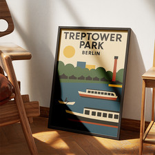 Treptower Park Berlin Poster