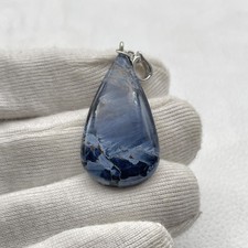 Pietersit Cabochon Anhänger mit Clip Nr. 4788