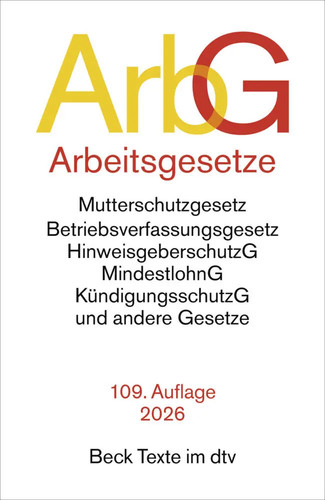 Arbeitsgesetze arbg - arbeitsgesetze.,