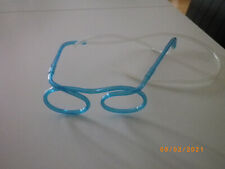 Blaue Trinkbrille Trinkhalm Party Spass Trinkschlauch