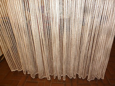 2 x 2 Gardinen, Landhaus-Stil, 2x bodenlang / 2x Scheiben, 70er Jahre