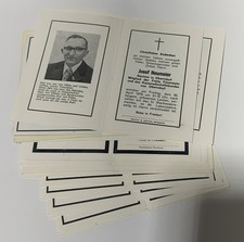 25x Sterbebilder 1975–1976
