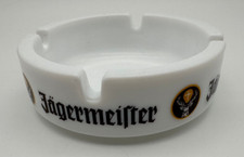 Aschenbecher Jägermeister Werbung Logo Keramik weiß ca. Ø10,7 cm Vintage