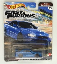 Hot Wheels Premium Fast & Furious Fast Superstars 1/5 Nissan Skyline GTR (R34)
