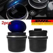 2 Auto-Aschenbecher mit LED