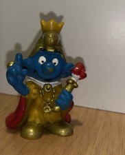 20074 KÖNIG Gold - SCHLEICH / SCHLUMPF / SCHLÜMPFE / SMURF