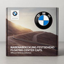 4x ORIGINAL BMW Nabendeckel Felgendeckel Feststehend Ø 65mm 36122455269