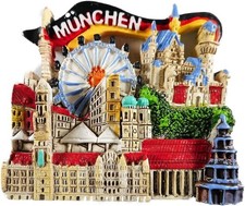 Souvenir Magnet München 6,5 x