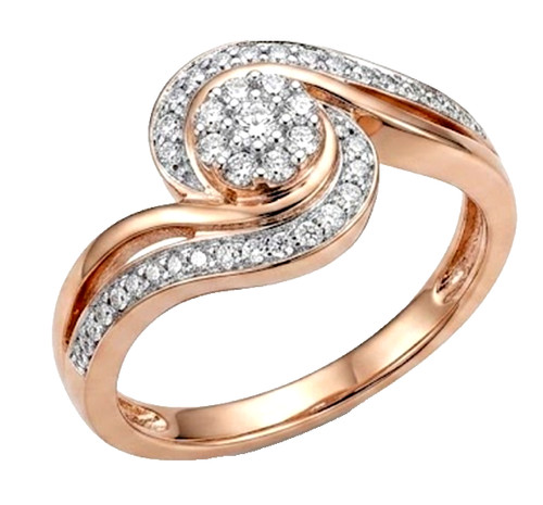 Naturdiamant rund 14k - 0,96,