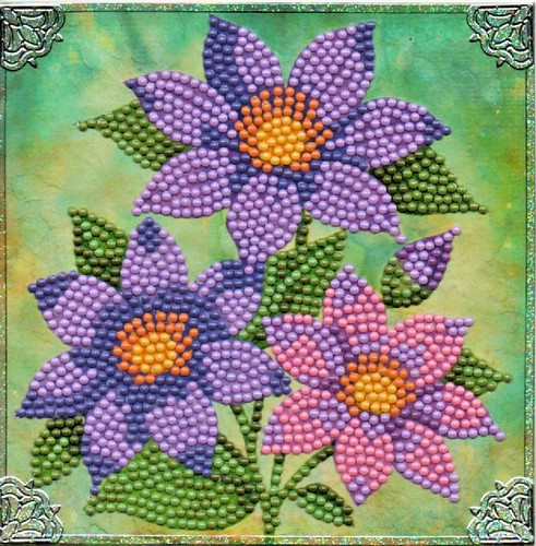Diamond painting grußkarte - diamond,