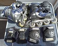 K2 Roller Blades EXO, Inliner Damen mit Knie- und Ellenbogenschützer Gr. 36,5