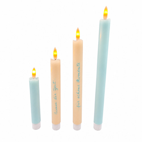 4er set stabkerzen led mit - stabkerzen,