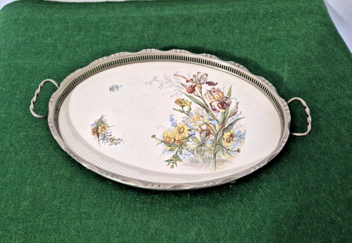 Antikes tablett jugendstil - tablett,