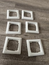 6 Stck Gira System 55 Rahmen 1-fach Standard 55 reinweiss glänzend