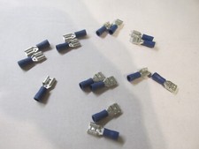 15 x Flachstecker Hülse  6,3mm  blau  1,5-2,5mm2/ Aktion PalregK23Nr.77
