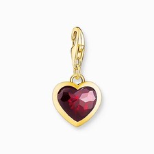 THOMAS SABO Charm Herz Rot 925